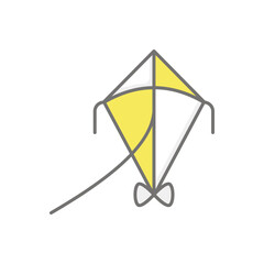 Kite  icon vector stock illustration