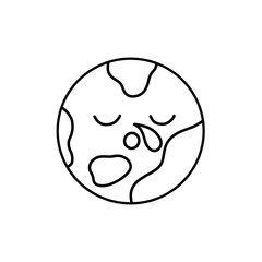 Save the World emoji with earth day