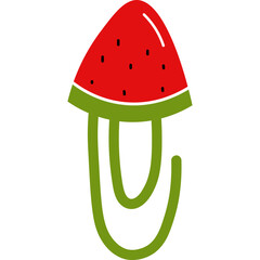 Paper Clip with Fruit Element