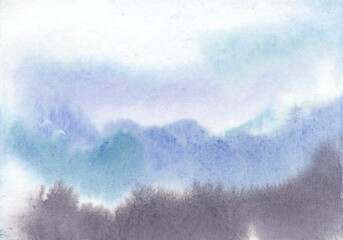 Hand-painted watercolor texture background 