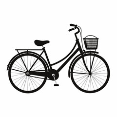 vintage bicycle vector illustration