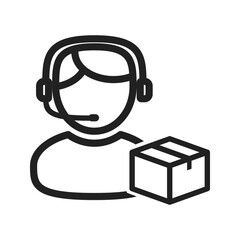 Agent icon vector image. Suitable for mobile apps, web apps and print media.