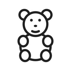 Obraz premium Bear icon vector image. Suitable for mobile apps, web apps and print media.