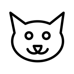 Cat Face icon vector image. Suitable for mobile apps, web apps and print media.