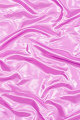 Soft, flowing, vibrant pink satin fabric