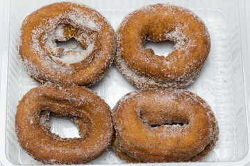 Envase de roscos fritos de Semana Santa