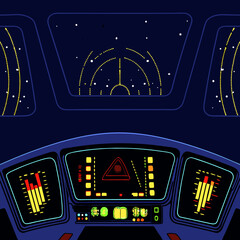 vector illustration of an abstract technology background