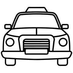taxi vector illustration