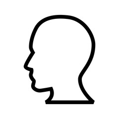 Human Face icon vector image. Suitable for mobile apps, web apps and print media.