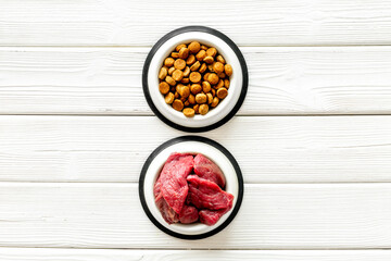 Natural and dry food for dogs and cats. Healthy pet food