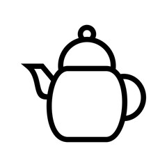 Obraz premium Kettle icon vector image. Suitable for mobile apps, web apps and print media.