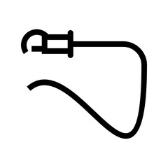 Large Leash icon vector image. Suitable for mobile apps, web apps and print media.