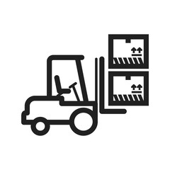 Lift Box icon vector image. Suitable for mobile apps, web apps and print media.