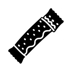protein bar icon, protein bar silhouette vector illustration-simple silhouette illustration of protein bar, perfect for protein bar logos and icons