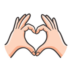 hands with heart icon, hands with heart vector illustration-simple illustration of hands with heart, perfect for hands with heart logos and icons