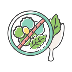 plant based food icon, plant based food vector illustration-simple illustration of plant based food, perfect for plant based food logos and icons