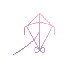 Kite  icon vector stock illustration
