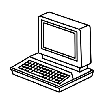 Desktop Computer Outline Images – Browse 111,851 Stock Photos, Vectors ...