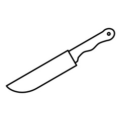 knife icon, simple flat style, illustration, logo sign symbol pictogram template, for ui or ux isolated on white for mobile app, editable