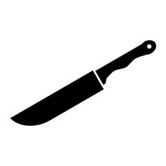 knife icon, simple flat style, illustration, logo sign symbol pictogram template, for ui or ux isolated on white for mobile app, editable