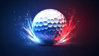 Golf Ball, Energetic Glow