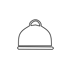 Cooking line icons. Boiling time, Frying pan and Kitchen utensils. Fork, spoon and knife line icons. Recipe book, chef hat and cutting board.