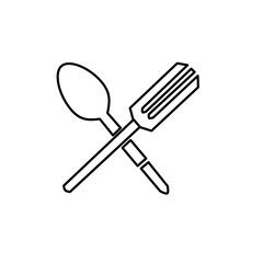 Cooking line icons. Boiling time, Frying pan and Kitchen utensils. Fork, spoon and knife line icons. Recipe book, chef hat and cutting board.