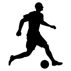 Soccer Player Silhouette
