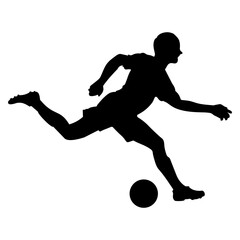 Soccer Player Silhouette