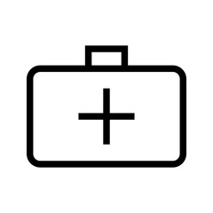 Medicine Box icon vector image. Suitable for mobile apps, web apps and print media.