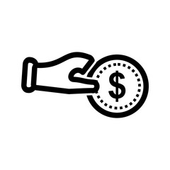 Payment II icon vector image. Suitable for mobile apps, web apps and print media.