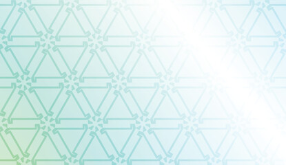 Decorative pattern with geometric ornament. Vector illustration. For fashion print, scrapbooking page, flyer design. Gradient color