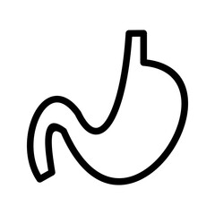 Stomach icon vector image. Suitable for mobile apps, web apps and print media.