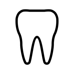 Tooth icon vector image. Suitable for mobile apps, web apps and print media.