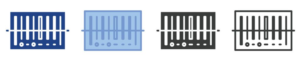 Barscode Icons Collection – Multiple Vector Styles Icons