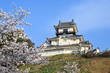 Naklejka premium 掛川城・2025年4月
