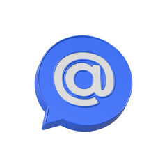 at email notification icon 3d 