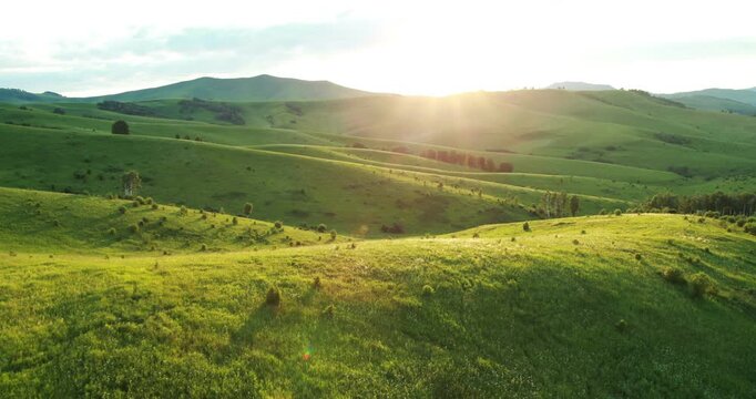 Serene Rolling Hills at Sunset