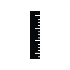 Ruler Icon - Measuring Tool Silhouette