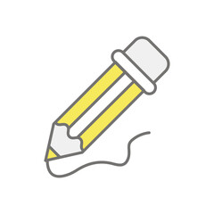 Pencil icon vector stock illustration