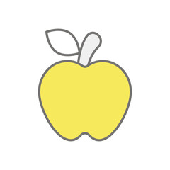 Apple icon vector stock illustration
