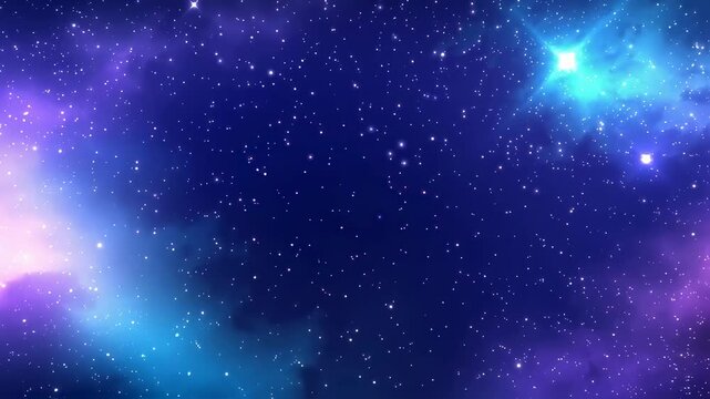  綺麗な星空の動画