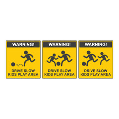 Beware of children flat symbol