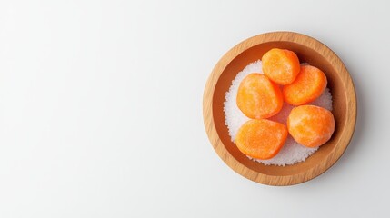 salt circle clipart, decorative culinary motif, clean graphic, isolated on white background