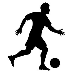 Soccer Player Silhouette