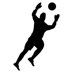 Soccer Player Silhouette