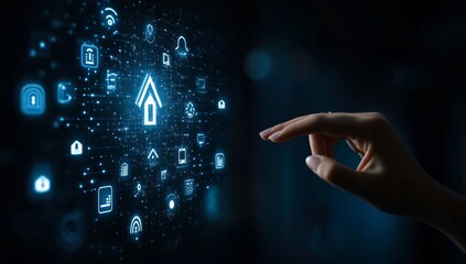 Futuristic Home Management Dashboard Powered by Smart Technology and Automation