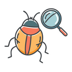 debugging icon, debugging vector illustration-simple illustration of debugging, perfect for debugging logos and icons