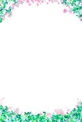 green christmas frame