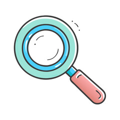 search magnifier icon, search magnifier vector illustration-simple illustration of search magnifier, perfect for search magnifier logos and icons